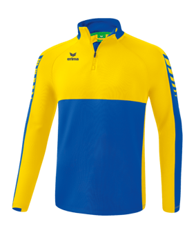 Erima Six Wings Trainingstop Kids Blau Gelb - blau