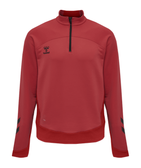 Hummel hmlLEAD HalfZip Sweatshirt Kids Rot F3062 