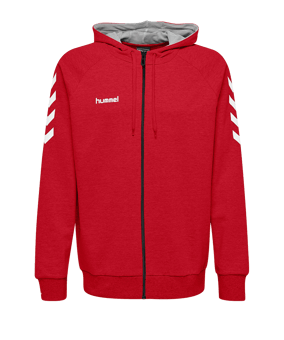 Hummel Cotton Kapuzenjacke Rot F3062 - rot