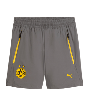 PUMA Borussia Dortmund Pumatech Relaxed Woven Short Grau F21 - grau