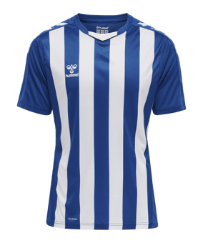Hummel hmlCORE XK Striped Trikot Blau Weiss F7691 - blau