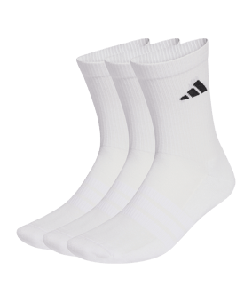 adidas Crew 3er Pack Socken Weiß - weiss