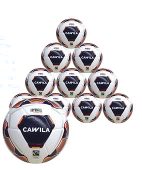 Ballpaket 10 x Cawila Fußball MISSION HYBRID X-LITE Größe 4