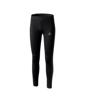 Erima Performance Laufhose Lang Damen Schwarz - schwarz