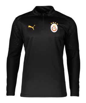 PUMA Galatasaray Istanbul 1/4 Zip Sweatshirt Schwarz F03