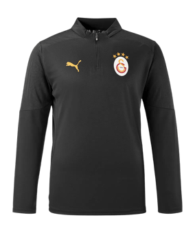 PUMA Galatasaray Istanbul 1/4 Zip Sweatshirt Schwarz F03 - schwarz
