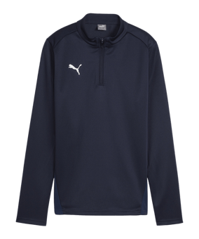 PUMA teamGOAL Training 1/4 Zip Sweatshirt Damen  Blau F06 - dunkelblau