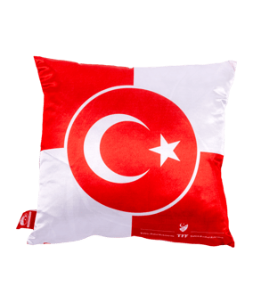 TFF Türkei Logo Kissen EM 2024 Rot - rot