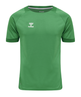 Hummel hmlLEAD Trainingsshirt Grün F6235 - gruen