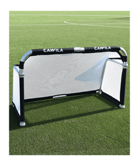 Cawila LIGA Fußball Minitor | Alu Klapptor | 145 x 95cm - silber