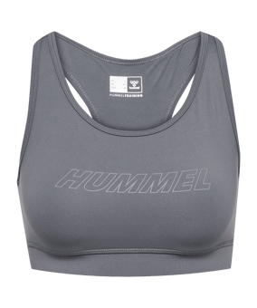 Hummel Te Fundamental Sport-BH Damen Grau F2864 