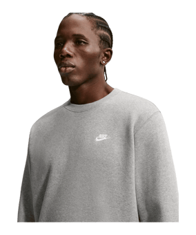 Nike Club Sweatshirt Grau - grau
