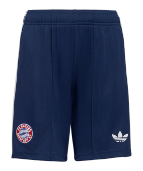 adidas FC Bayern München Short Away 2026/2027 Kids Blau - blau