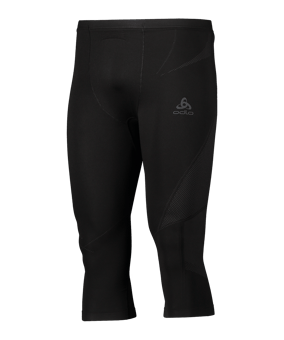 Odlo Fundamentals Light 3/4 Tight Schwarz F15000 - schwarz