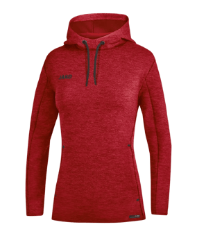 Jako Premium Basic Hoody Damen Rot F01 - rot
