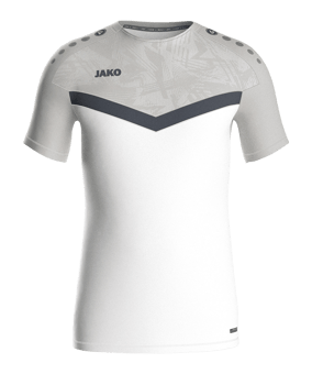 JAKO Iconic T-Shirt Weiss Grau F016 - weiss