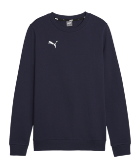 PUMA teamGOAL Casuals Sweatshirt Damen Blau F06 - dunkelblau