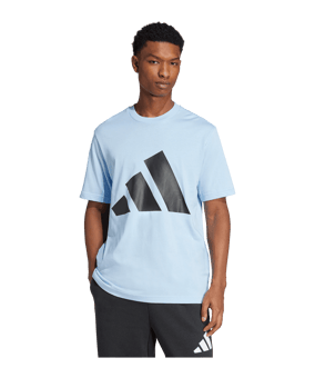adidas Essentials Big Logo T-Shirt Blau - blau