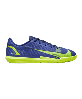 Nike Jr Mercurial Vapor XIV Recharge Academy IC Kids Blau Gelb F474 - lila