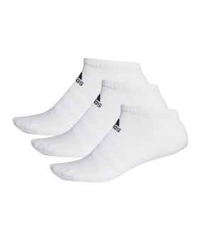adidas Cushioned Low-Cut Socken 3er Pack Weiss - weiss