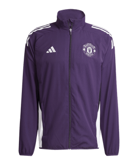 adidas Manchester United Competiton Präsentationsjacke Lila - lila