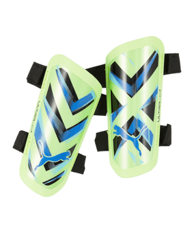 PUMA ULTRA Light Strap Schienbeinschoner Light Out Grün F12 - gruen