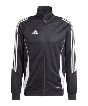 adidas Tiro 24 Trainingsjacke Schwarz Weiss - schwarz