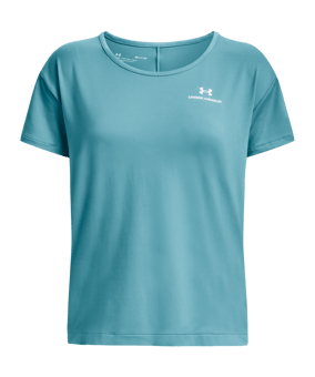 Under Armour Rush Energy T-Shirt Damen Blau F433 - blau