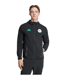 adidas Algerien Tiro Tech Travel Jacke Schwarz - schwarz