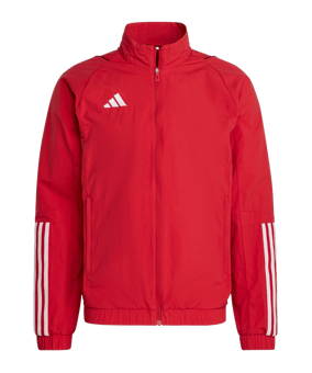 adidas Tiro 23 Competition Präsentationsjacke Rot - rot