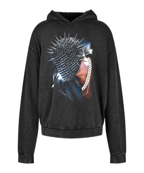 Mister Tee Thorned Mask Oversized Hoody Schwarz 