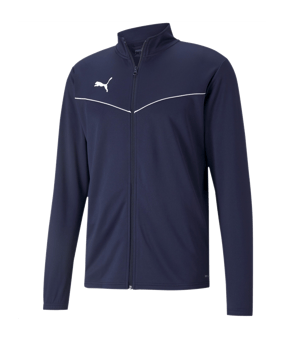 PUMA teamRISE Poly Trainingsjacke Blau Weiss F06 - blau