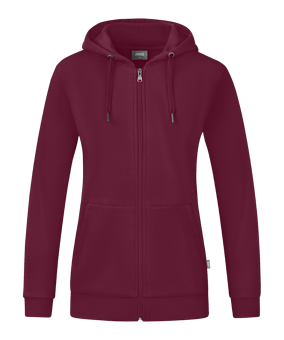 Jako Organic Kapuzenjacke Damen Braun F130 - braun