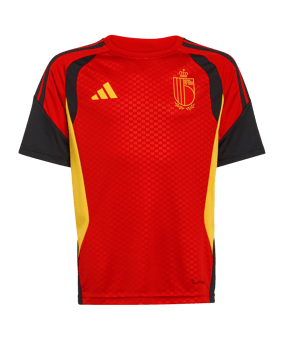 adidas Belgium Tiro Trainingsshirt Kids Rot - rot