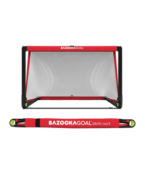BAZOOKAGOAL Tornetz BG07A | 120x75cm | Rot Weiß - rot