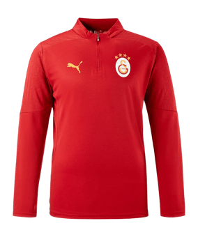 PUMA Galatasaray Istanbul 1/4 Zip Sweatshirt Rot F01 - rot
