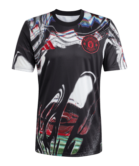 adidas Manchester United Prematch T-Shirt 2025/2026 Schwarz - schwarz