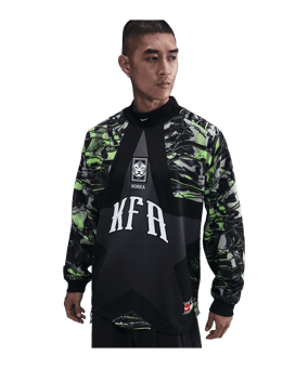 Nike Südkorea Authentic Torwarttrikot Langarm Hollywood Schwarz F010 - schwarz