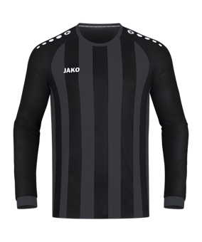 JAKO Inter Trikot Langarm Schwarz Grau Kids F801 - schwarz