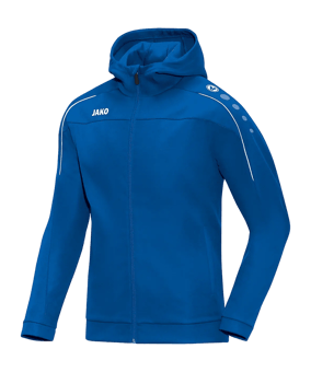 JAKO Classico Kapuzenjacke Kids Blau F04 - blau