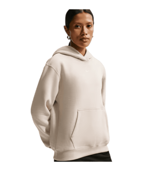 Nike Studio Fleece Hoody Damen Braun - braun