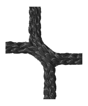 Tornetze 3 x 2 m, 1,0 m untere Tiefe | blau weiß - schwarz