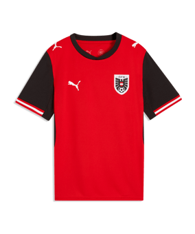 PUMA ÖFB Österreich Replica Trikot Home WM 2026 Kids Rot F01 - rot