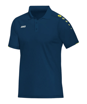 JAKO Classico Poloshirt Kids Blau Gelb F42 - blau