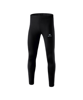 Erima Performance Winterlaufhose Kids Schwarz - schwarz