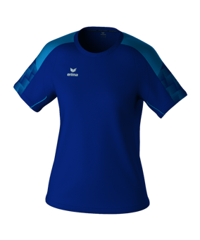Erima Evo Star T-Shirt Damen Blau - blau