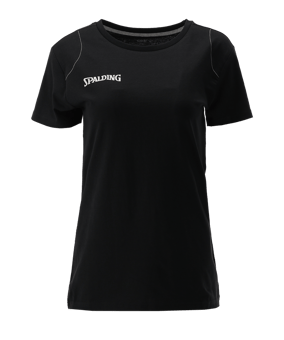 Spalding Essential T-Shirt Damen Schwarz 