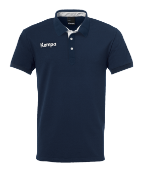 Kempa Prime Polo Shirt Kids Dunkelblau Weiss F06 - blau