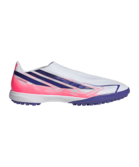 adidas F50 Hyperfast League Laceless TF Weiß - weiss