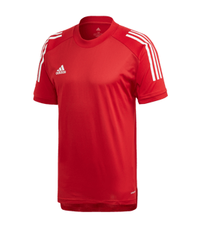 adidas Condivo 20 TR Shirt kurzarm Rot Weiss - rot